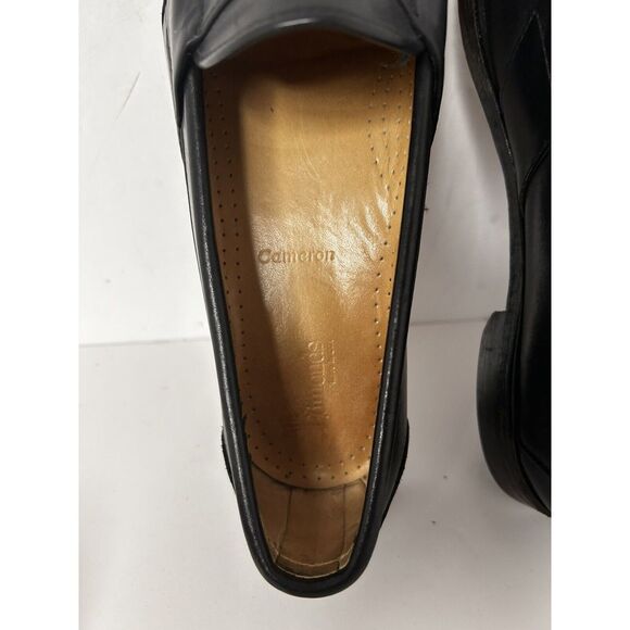 Allen Edmonds Cameron Penny Loafers Sz 9 1/2 C Blk Leather ‎ With Shoe Trees EUC main image 8